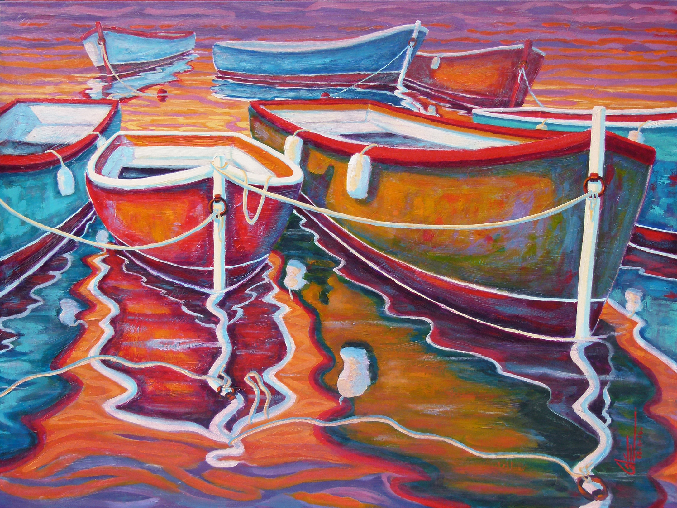 Reflexion de barques